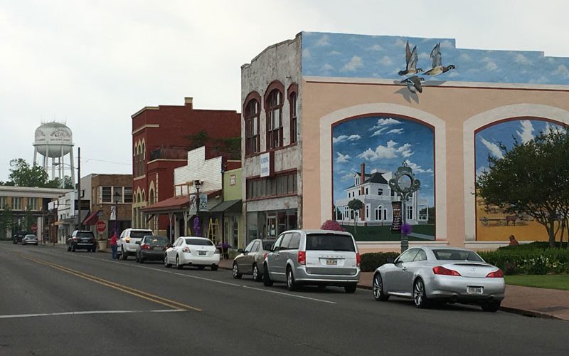 Main Street in Jennings Louisiana