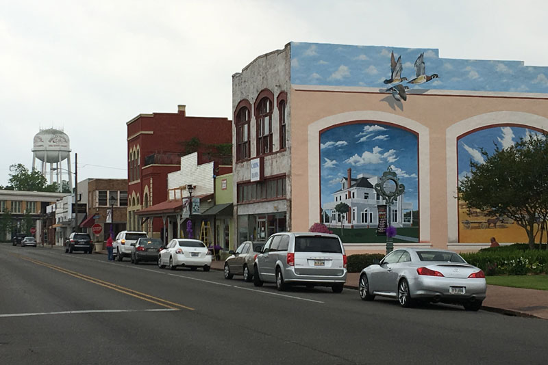 Main Street in Jennings Louisiana